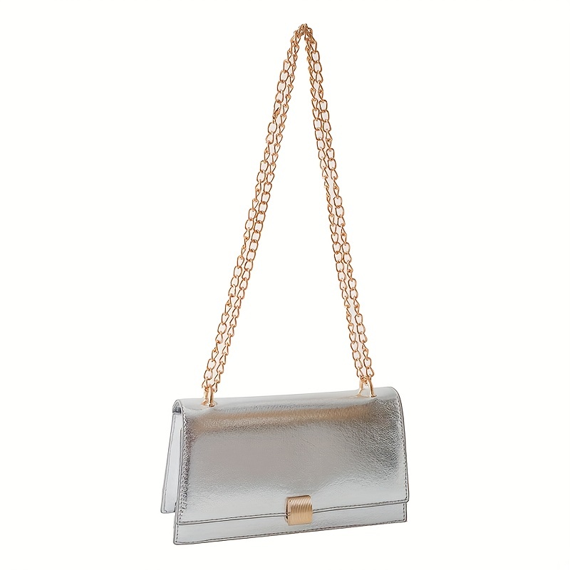 Pink Buckle Shoulder Bag with Chain Detail - PEDRO AE