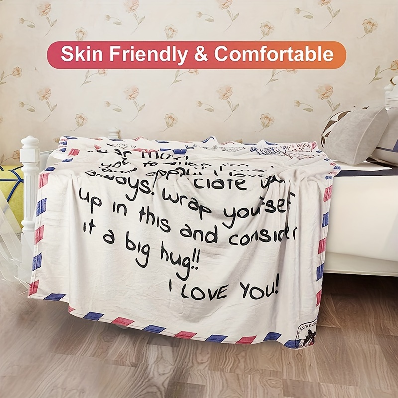 Letter Blanket For Mom Best Birthday Gifts For Mom Great For Temu