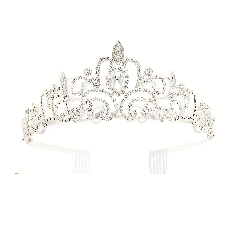 Corona Della Principessa di Strass*10pcs, XiXiRan Pettine per