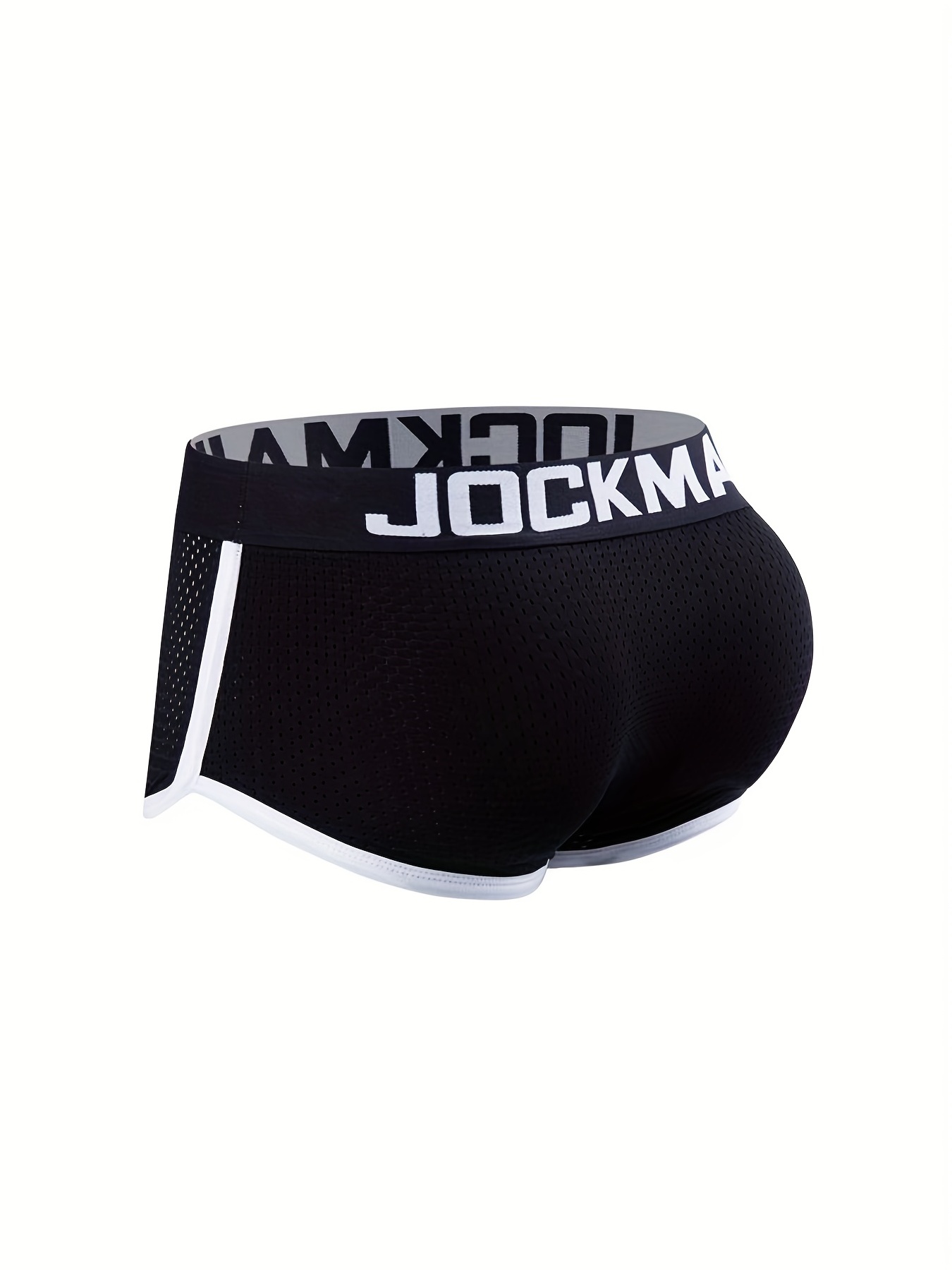 JOCKMAIL Fashion Hot Men Underwear Boxers Mesh Men Panties Male Underpants  (M, Black) : : Clothing, Shoes & Accessories