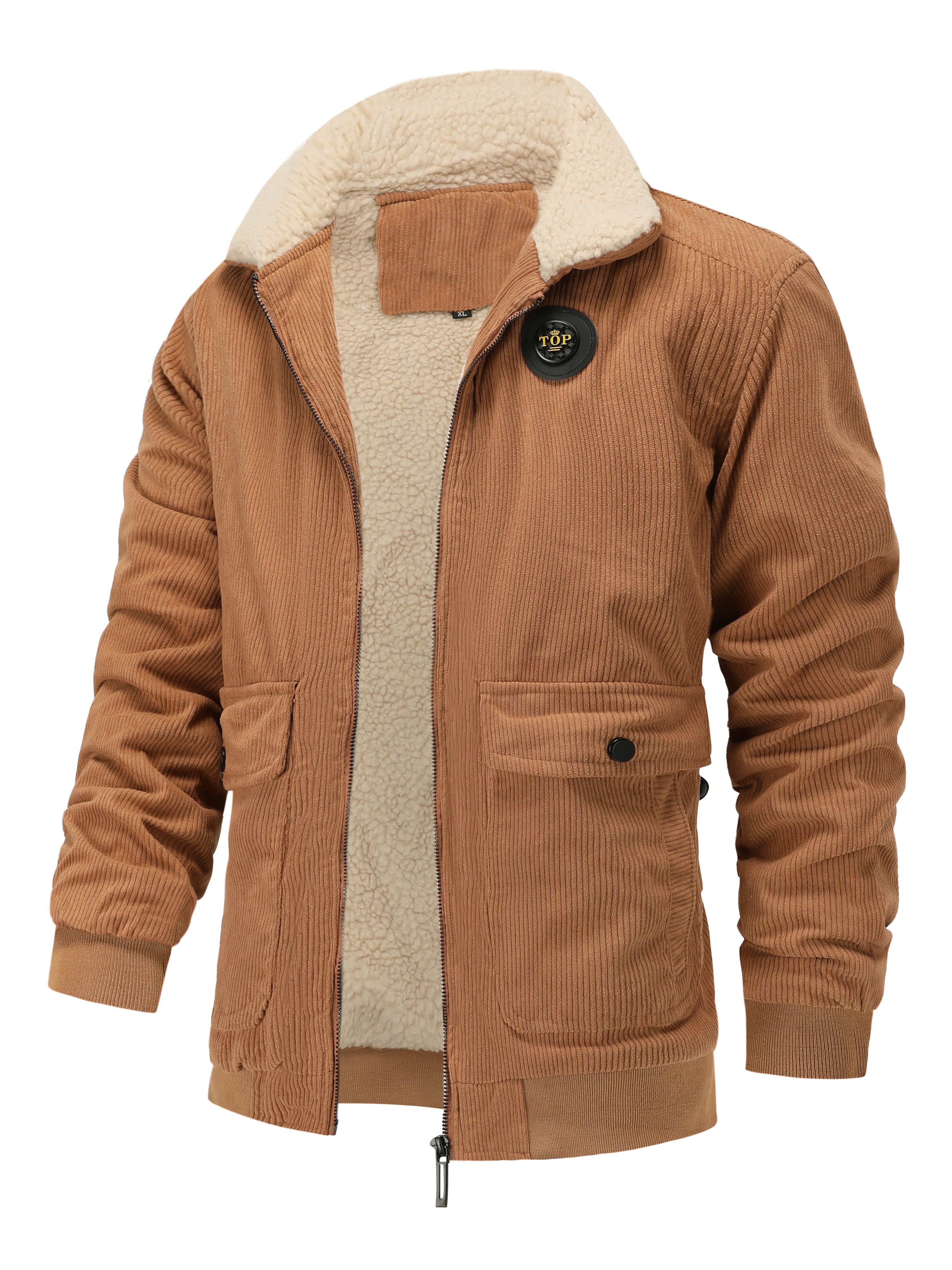 Chaquetas Cargo Invierno Hombre Prendas Gruesas Informales - Temu Mexico