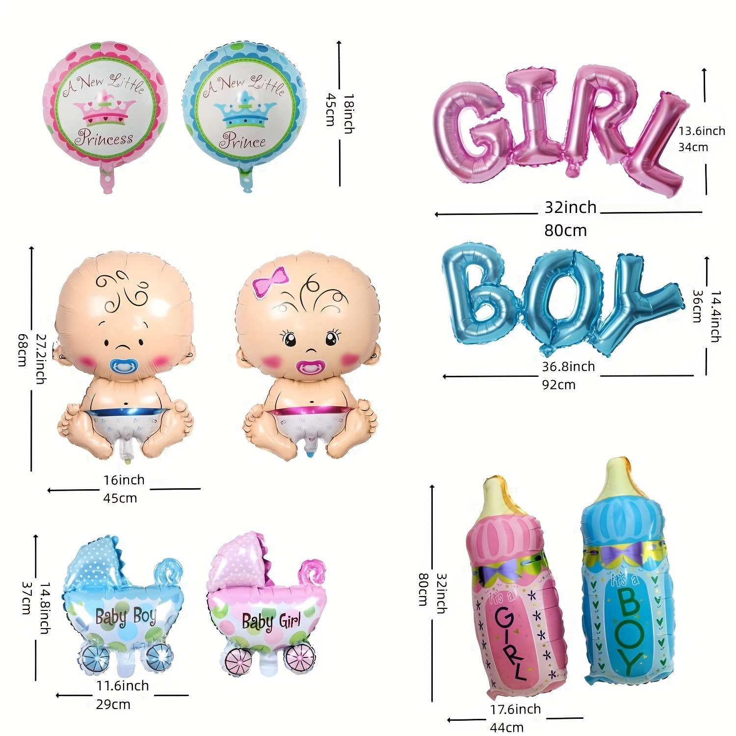 5 Pezzi Baby Gender Reveal Party Body Lettera Blu Ragazzo Ragazza Bottiglia  Latte Passeggino Ciuccio Bambini Palloncino In Foglio Alluminio Natale,  Halloween, Regalo Giorno Ringraziamento, Protezione 'acquirente 90 Giorni