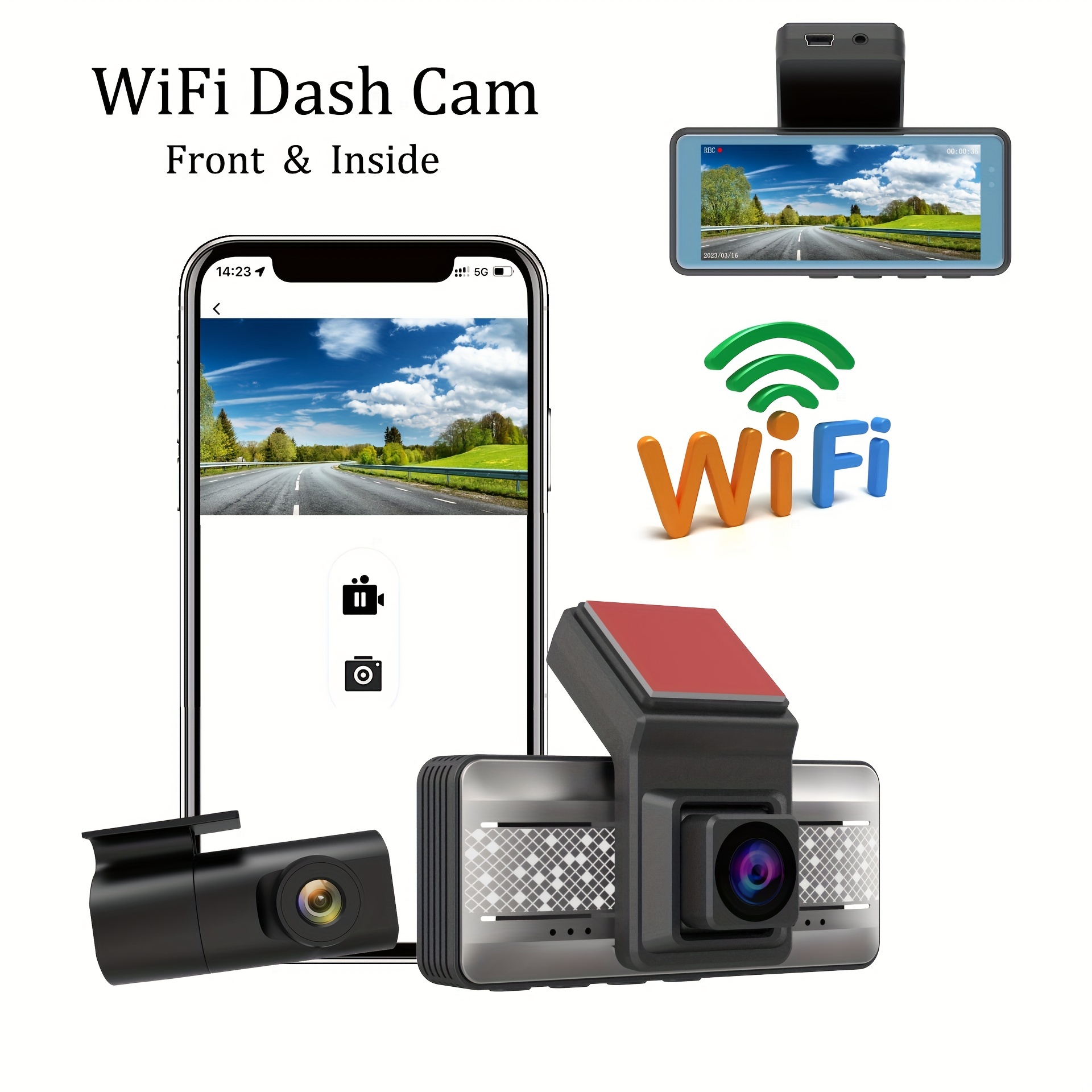 WiFi Car Wireless Mini DVR Camera Full HD 1080P 4k Auto Digital Video  Recorder Car Dash