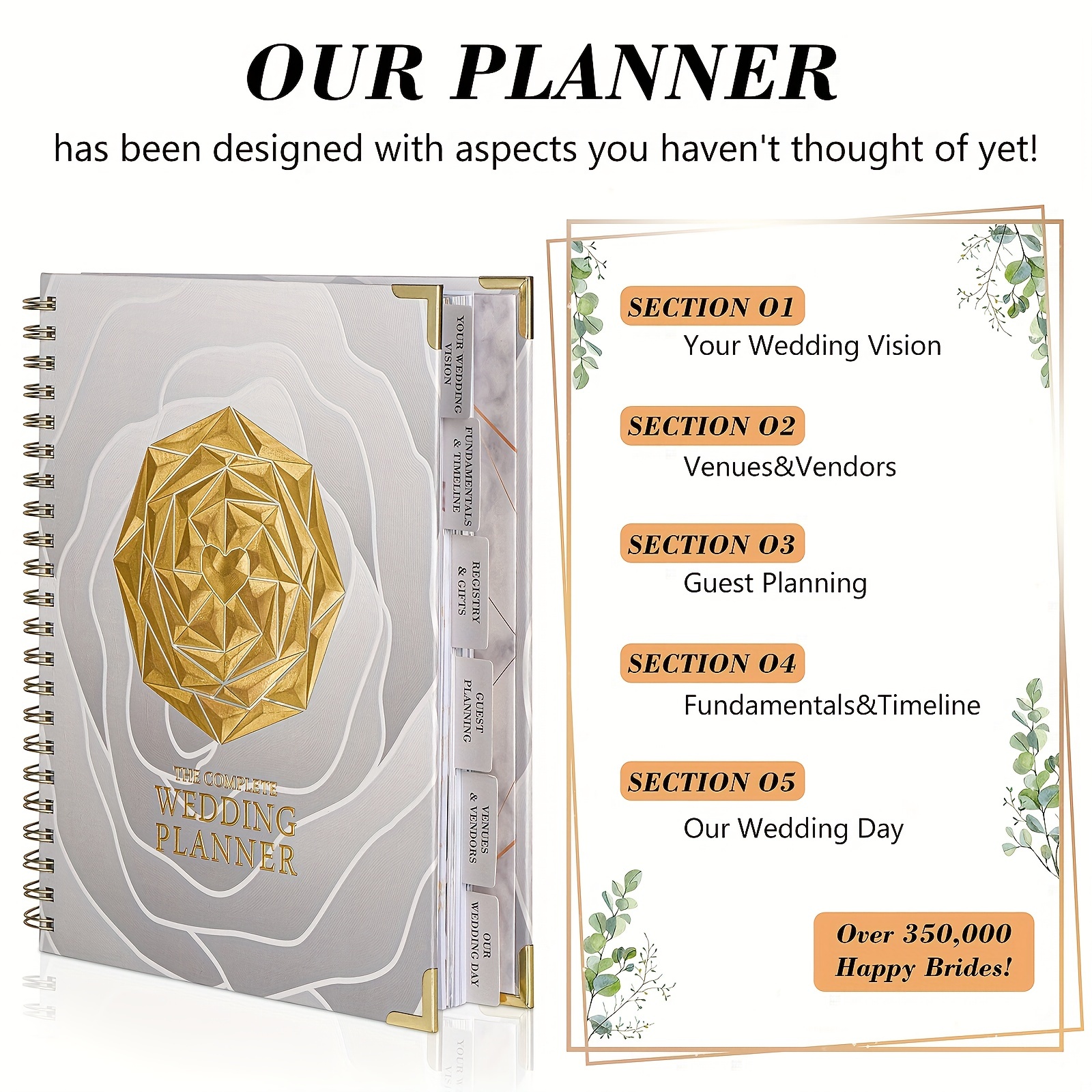176 Pages Wedding Planner For Bride Wedding Planning Book - Temu