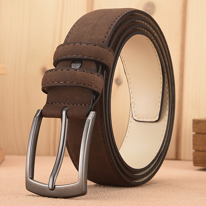 3 5cm Business Leisure Alloy Automatic Buckle Leather Belt Mens Jeans  Fashion High Quality Waist Male Strap Belts - Jewelry & Accessories - Temu  Italy
