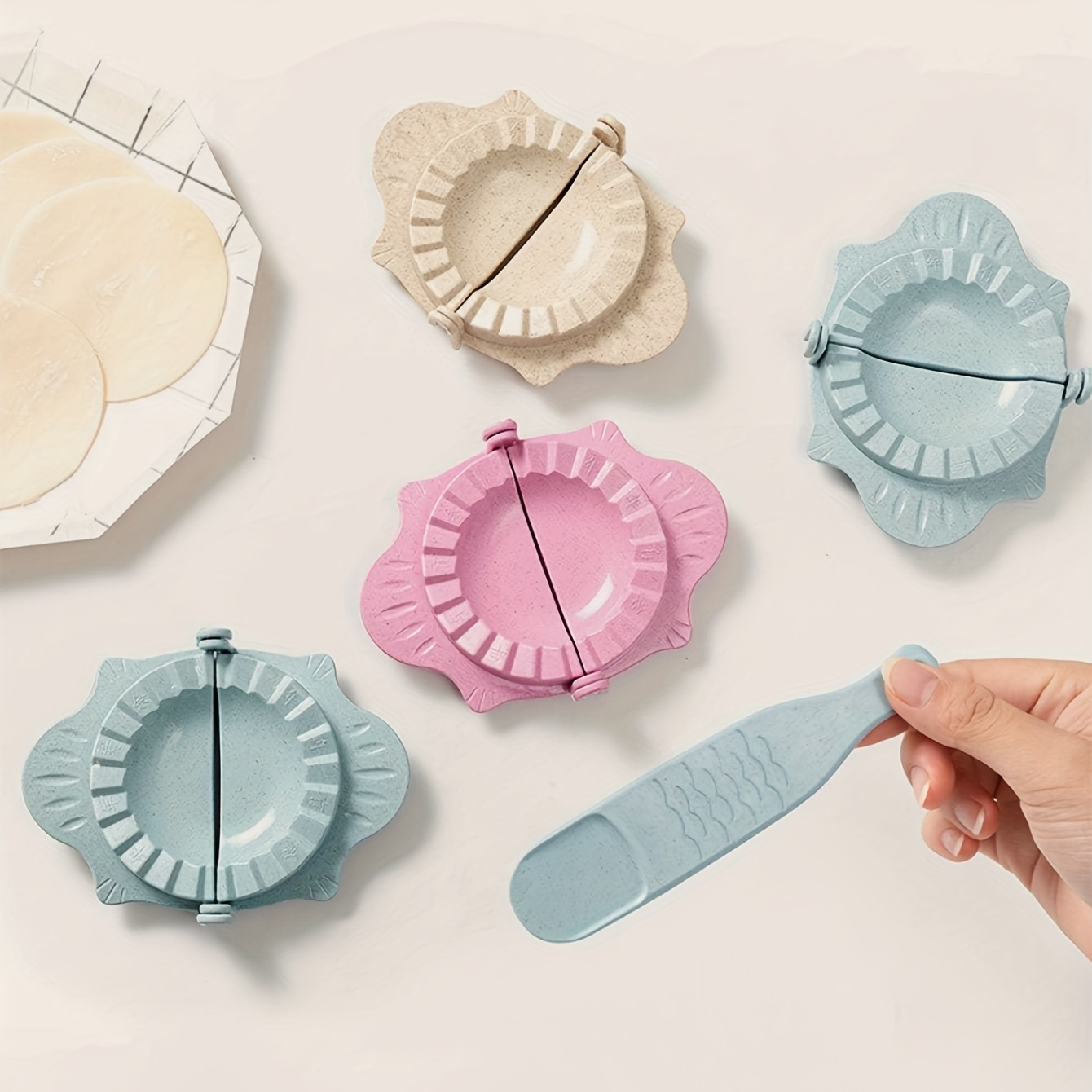 Dumpling Maker And Cutter, Plastic Dumpling Ravioli Skin Maker Press, Pie  Mold Dough Stamp Dumpling Wrapper, Dough Stamp Cutter, Pastry Pie Making  Tool, Kitchen Accessaries, Baking Tools - Temu