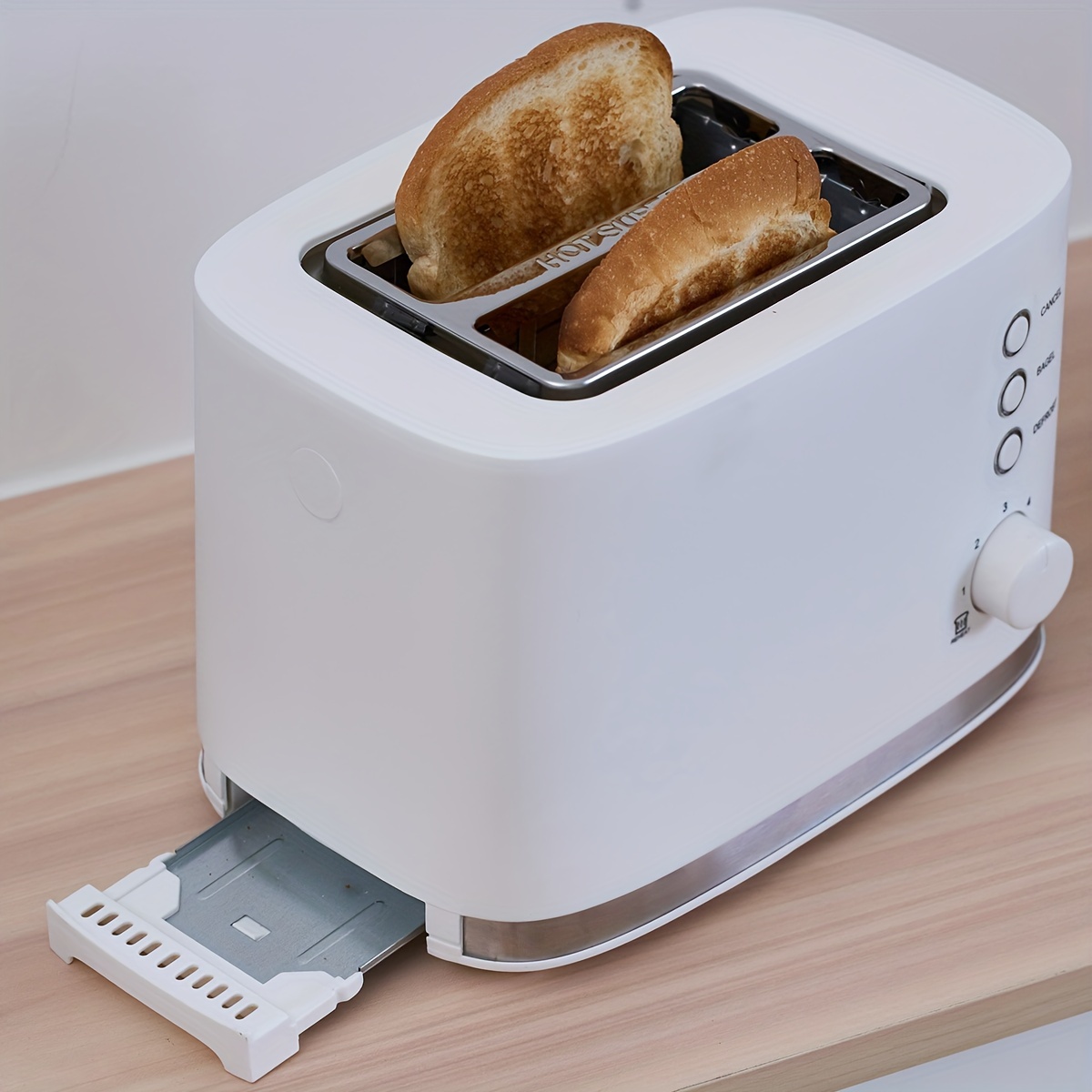 2 Plactic Toaster With Extra Wide Slot 6 Browning - Temu