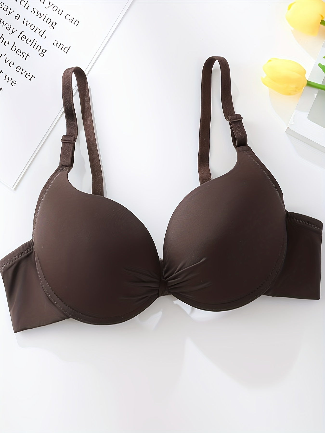 Meichang Bras for Women No Wire Push Up T-shirt Bras Seamless Sexy  Bralettes Shapewear Breathable Full Figure Bras 