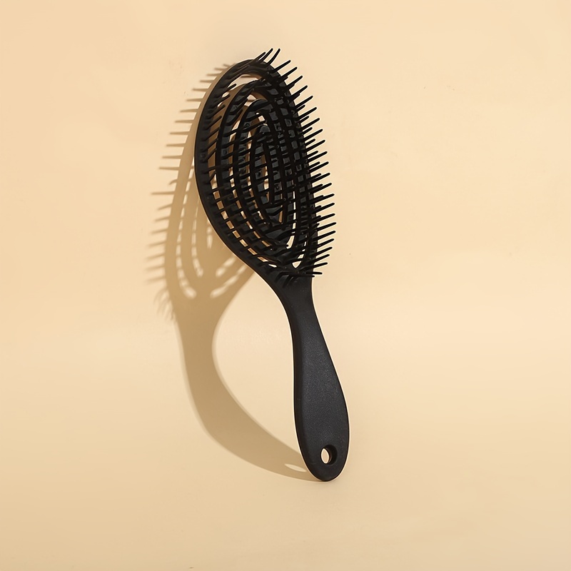 

1pcs Hollow Out Scalp Massage Hair Comb Curved Hairdressing Brush Wet Dry Detangling Comb