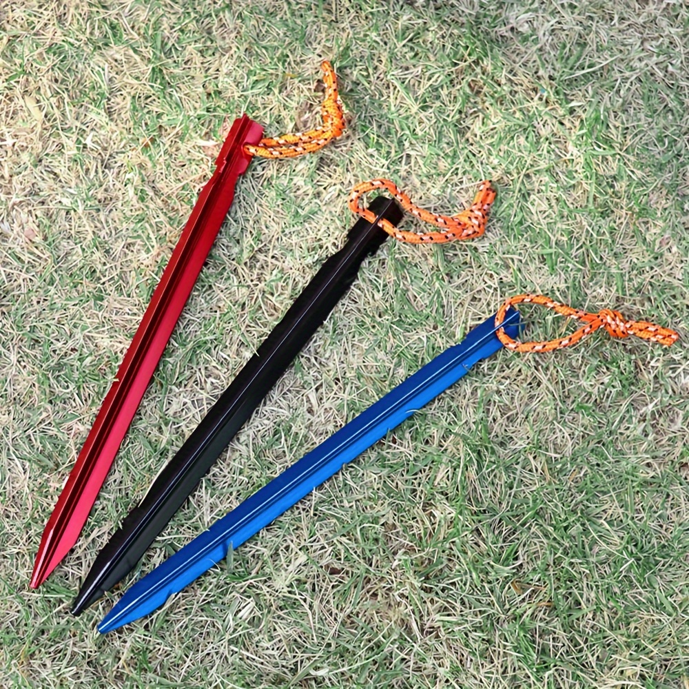 3pcs Outdoor Camping Canopy Nails Stakes Tent Pegs Ground Nails