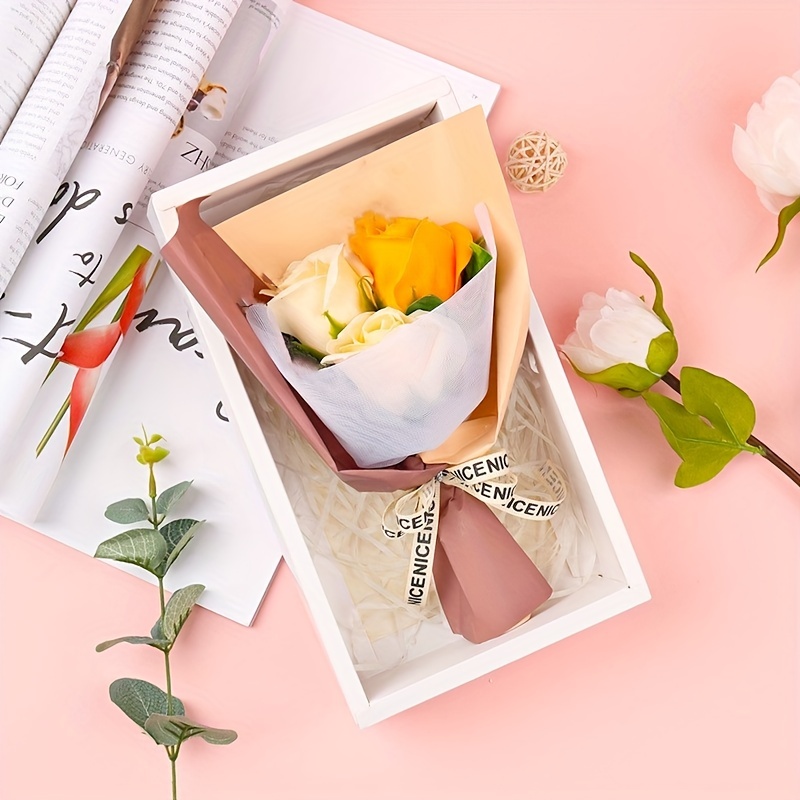 Gift Box Girlfriend Soap Flower  Box Flowers Valentine Day - Creative  Valentine's - Aliexpress