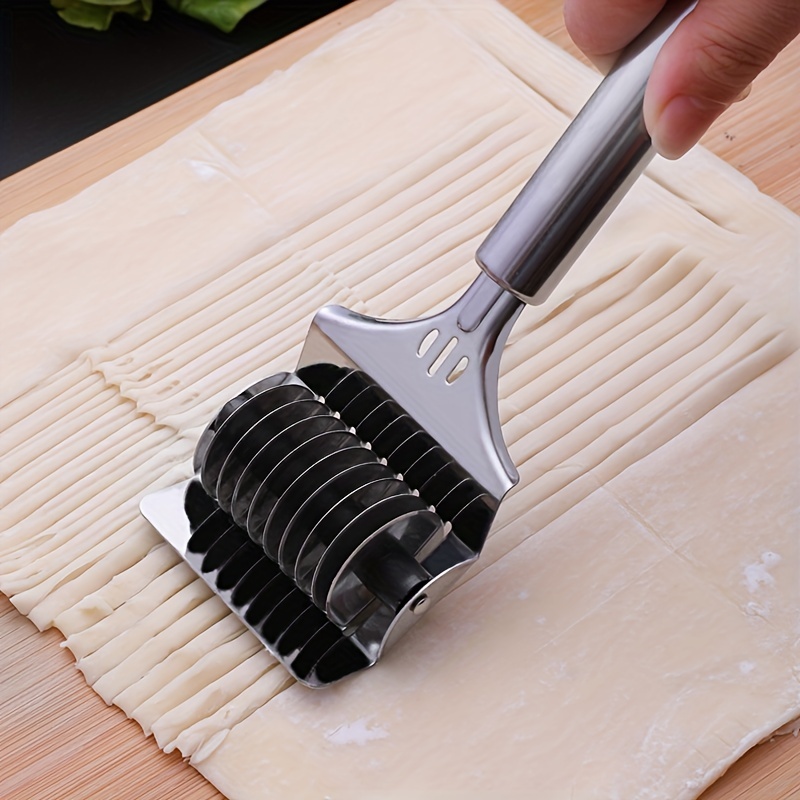 Noodle Cutter Stainless Steel Noodle Lattice Roller Kitchen - Temu