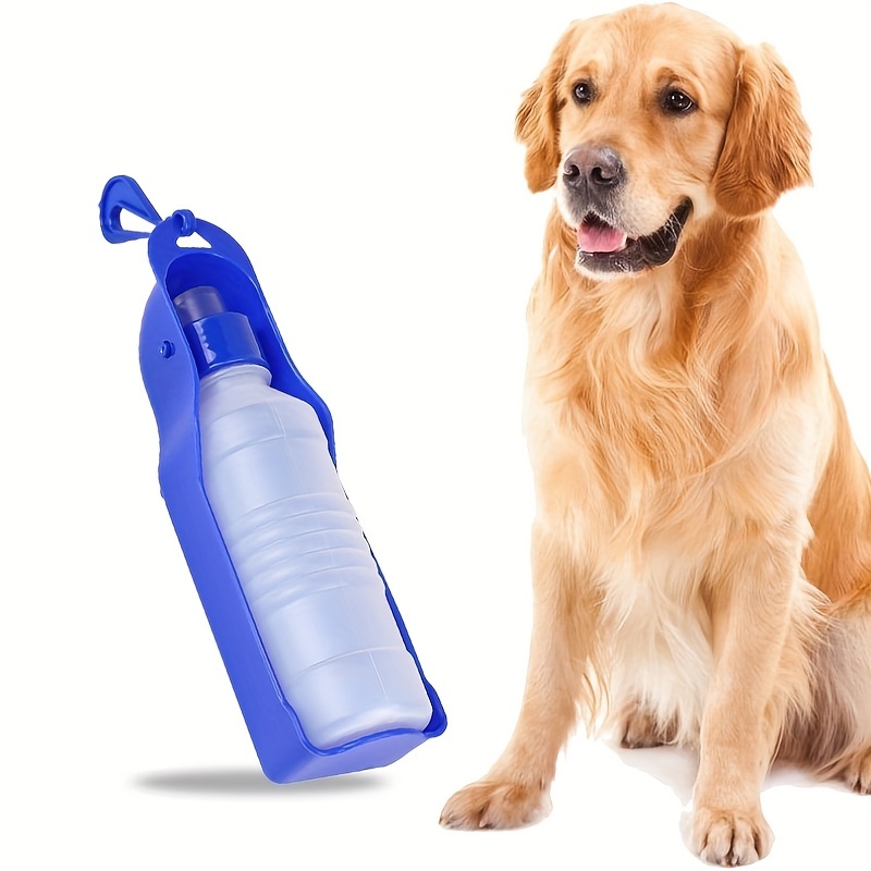 Bebedero Celeste de Agua Portatil para Perro