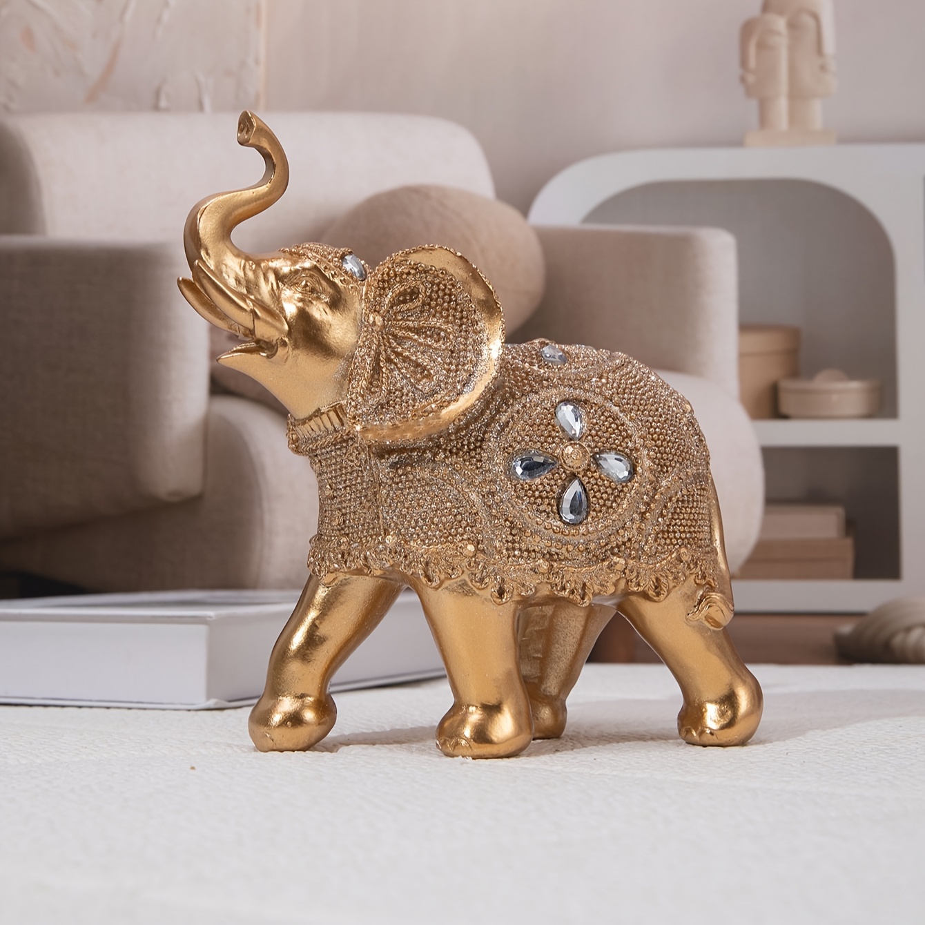 Elephant Statue - Elephant Decor - Mom Gifts - Elephant Gifts for