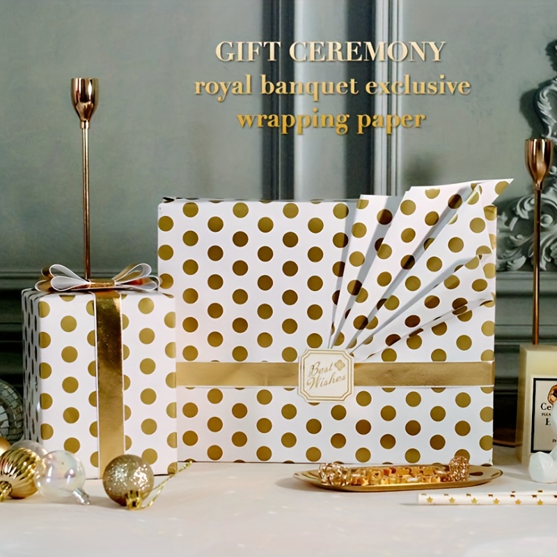 Golden Wrapping Paper