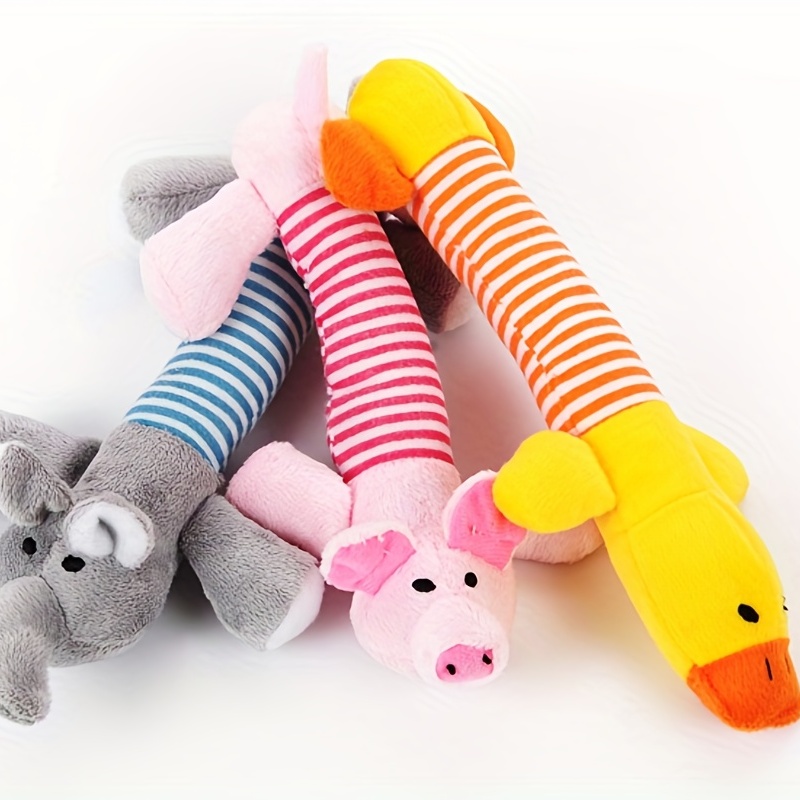 Pig Elephant Design Dog Toys Squeaky Dog Chew Durable Toys - Temu