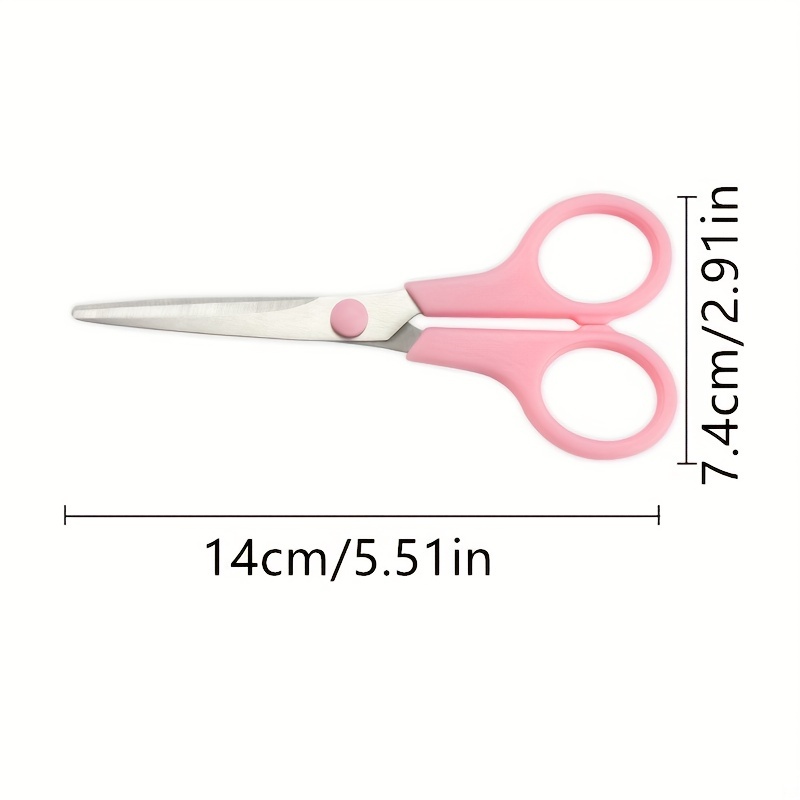 Detail Mini Craft Scissors Set Stainless Steel Scissors with Protective  Cover Straight Tip Sewing Small Scissors for Crafting Facial Hair Trimming