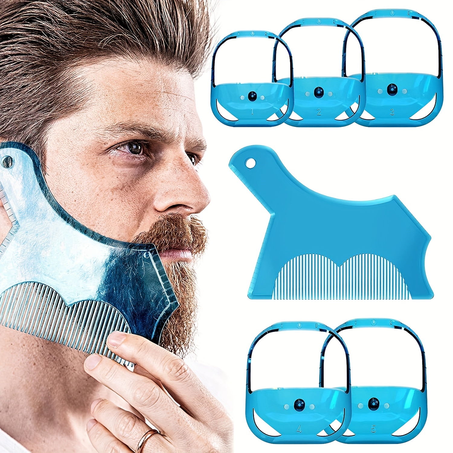 Beard Shaper Kit - Complete Shaping & Styling Tool
