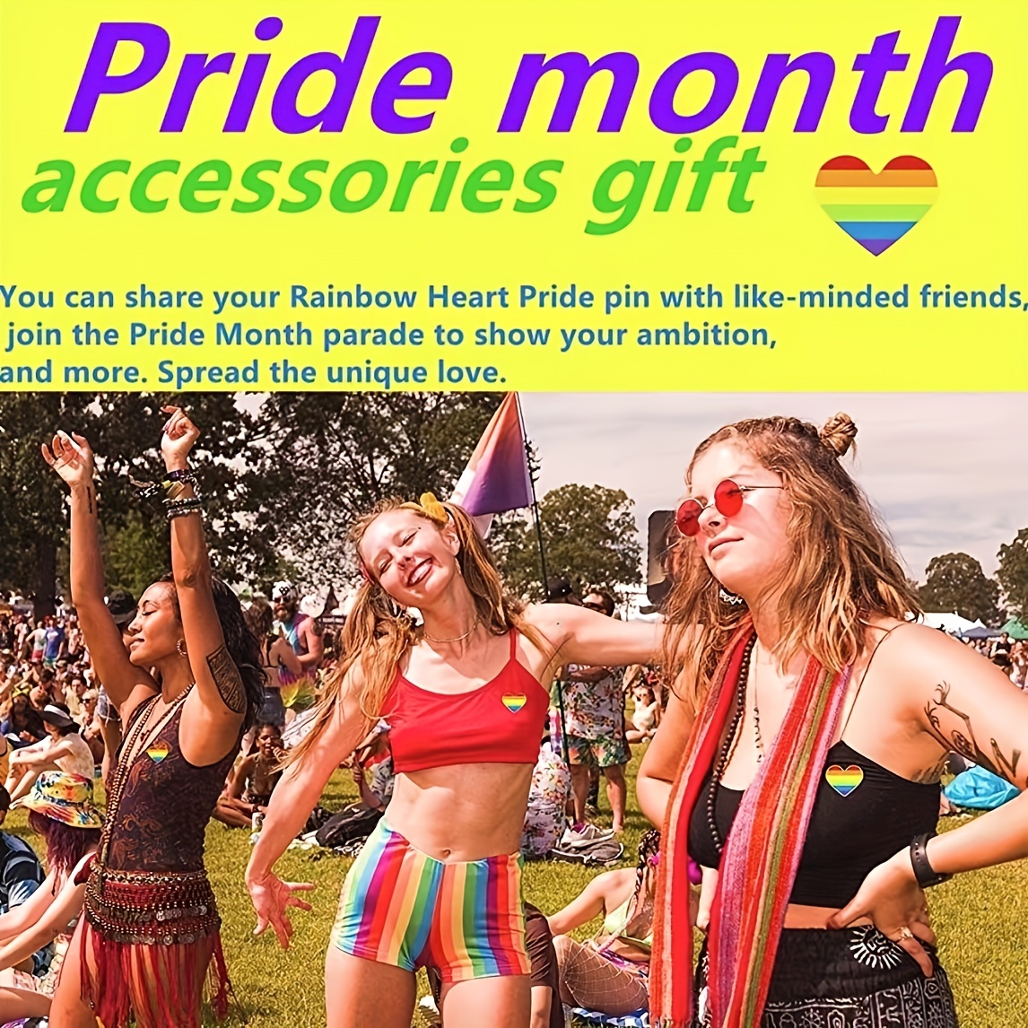 Rainbow Pride Brooch LGBT Jewelry Transgender Pride Gift