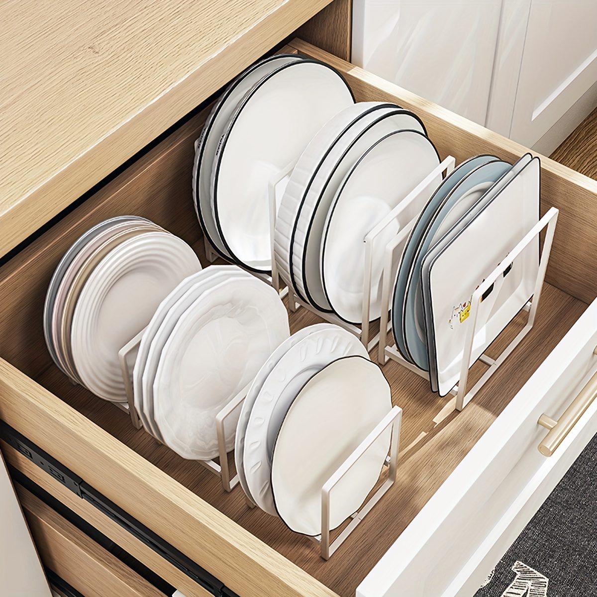 drainer lid drawer organizer plate, dish