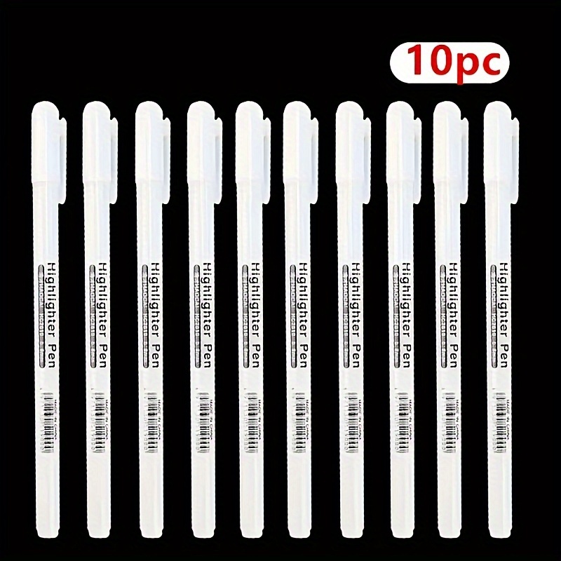 3pcs Marker Highlighter White Markers White Gel Pen For Art Markers Comic  Drawing Supplies