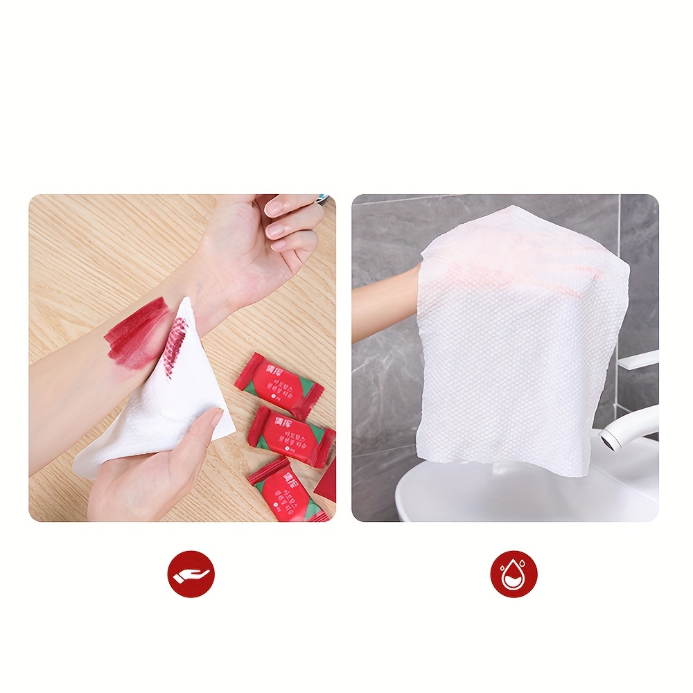 10pcs Compressed Towel Disposable Face Washing Towel Portable Thickened Facial  Cleansing Towel Compressed Small Square Towel, Shop Now For Limited-time  Deals