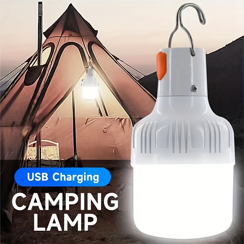 1pc/2pcs 80w Lampada Led Esterno Campeggio Stall Lamp Usb - Temu Italy