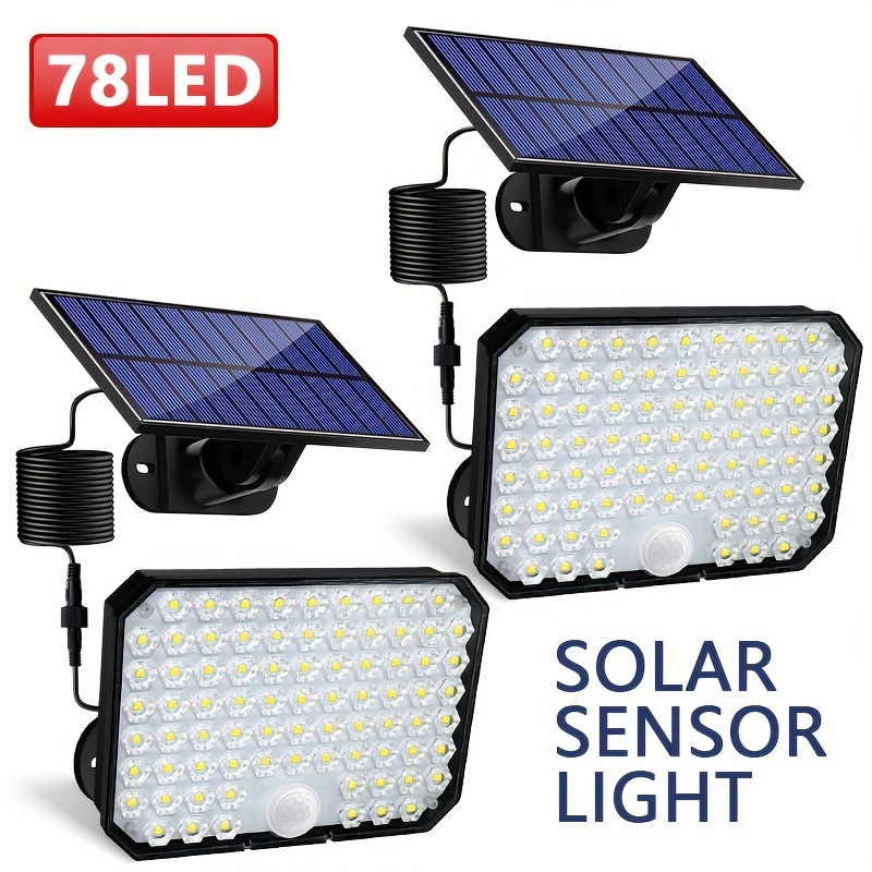 1 Stück 42/84/126/168 LED Licht Solar Gartenlampe Induktions - Temu Germany