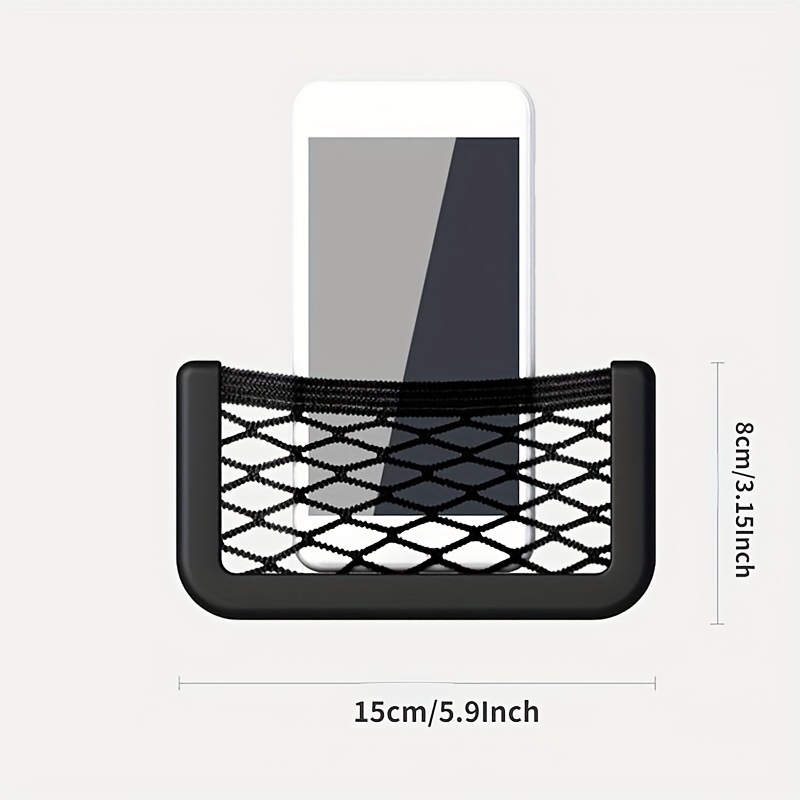 3Pcs Mesh Pockets Seat Side Back Wallet Phone Storage Net Bag Framed  Stretch Car Bus, 3pcs - Kroger