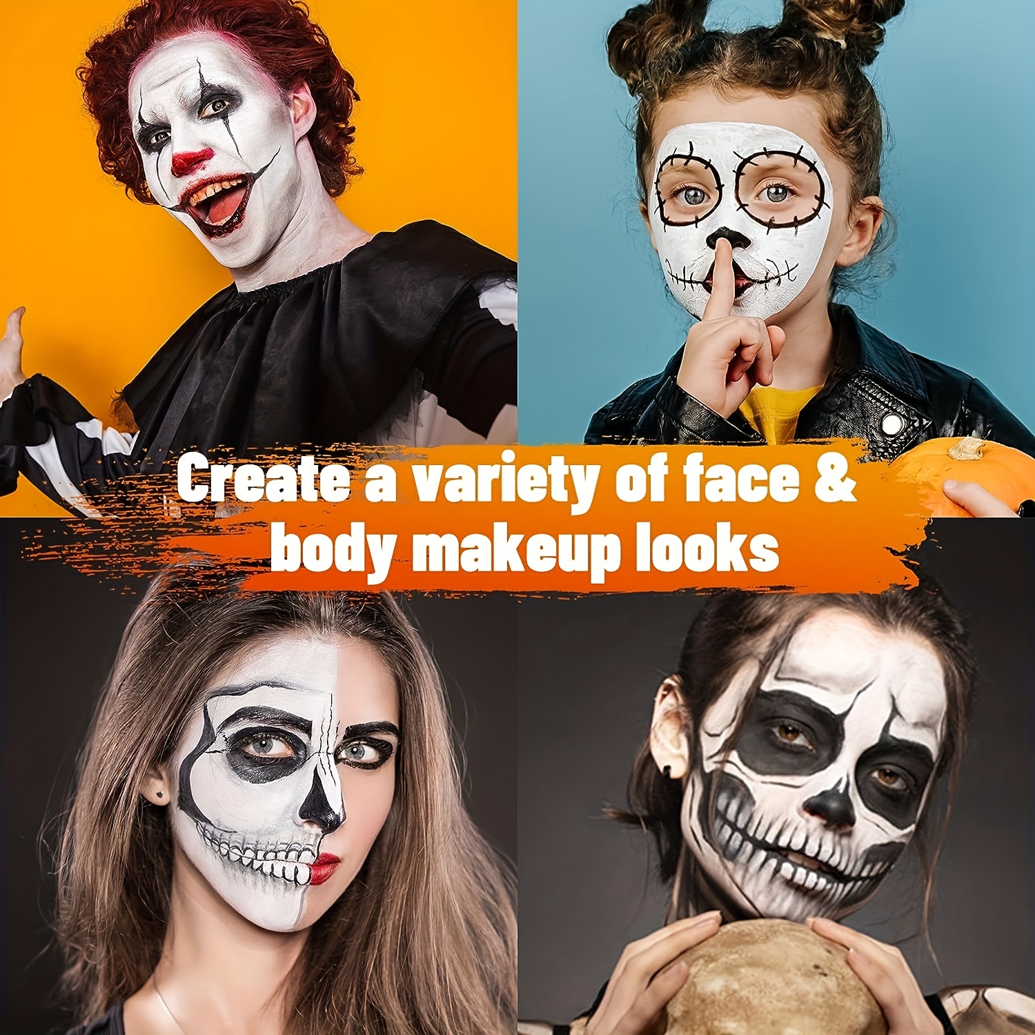 Halloween with Makeup - Professional Face Paint Looks