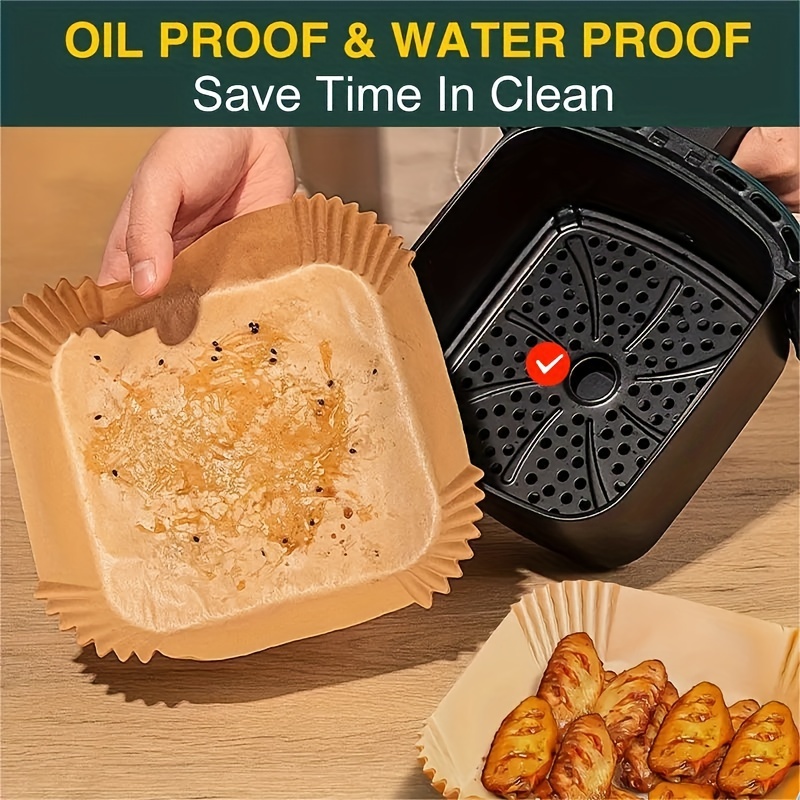 Disposable Air Fryer Paper Liners, Waterproof, Oilproof