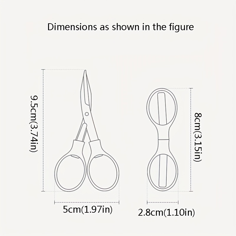 Stainless Steel Small Scissors Folding Scissors, Pocket Portable Foldable  Travel Scissors Tiny Mini Craft Cutter For Home Travel, Silvery