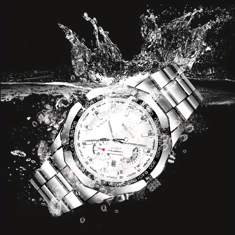 White best sale waterproof watch