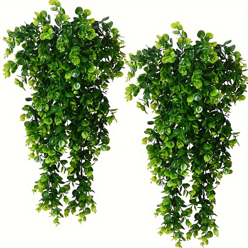 

2/4pcs, High-quality Anti-oxidation Artificial Flowers, Artificial Hanging Plants Made Of Plastic Vines, Outdoor Uv-resistant Plastic Plant Wall, Perfect For Wedding And Party Decorations