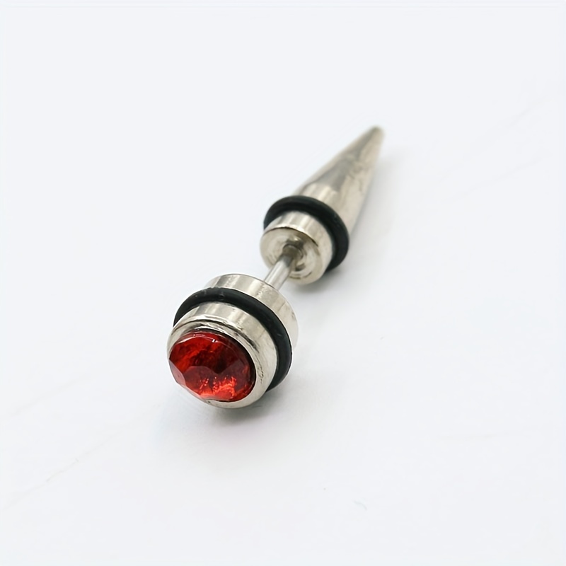 Bullet Shaped Men's Earrings, Classic Style