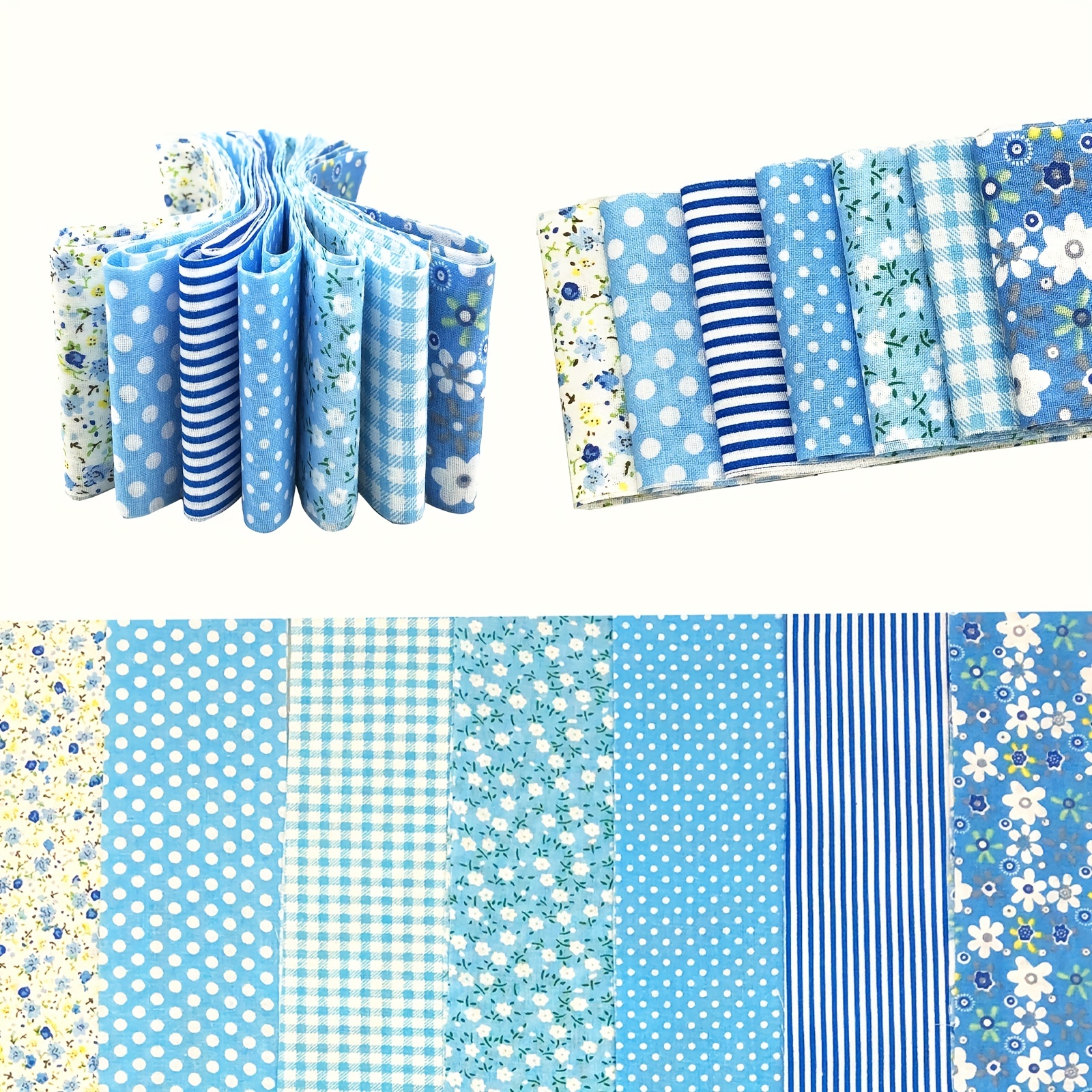7pcs 6 35 109 Fabric Strips Roll Collection Jelly Fabric Bundles