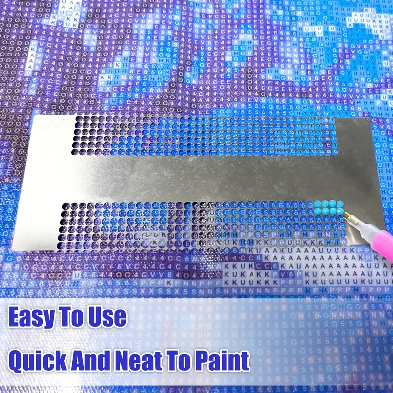 How To Make A Square Mesh Ruler Work On Your Diamond Painting 