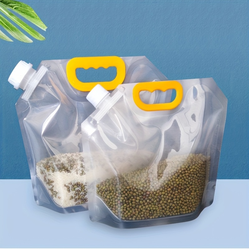 5pcs Clear Food Storage Bag