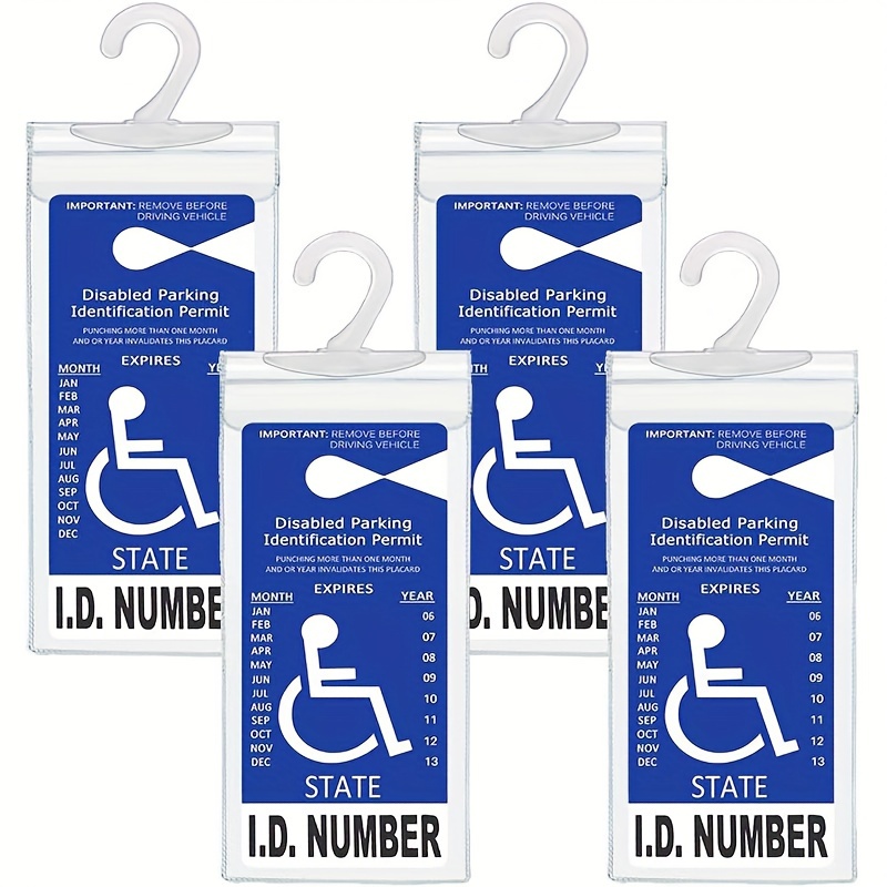 Handicap-plakathalter Für Autos, Behindertenparkausweis