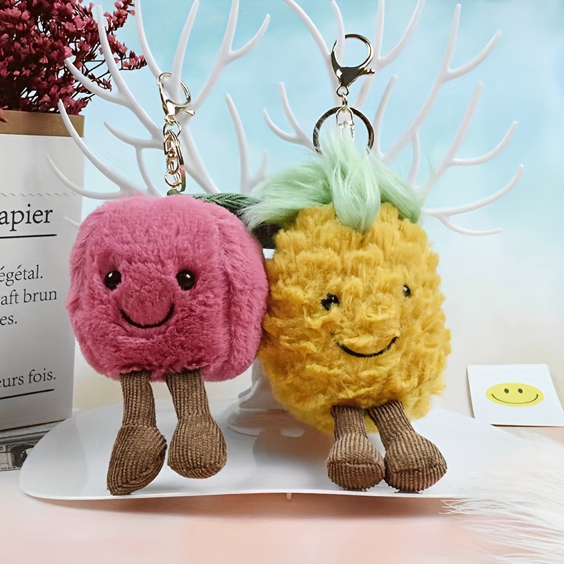 Cartoon Stuffed Pineapple Fruit Pillow Super Cute Apple Plush Toy