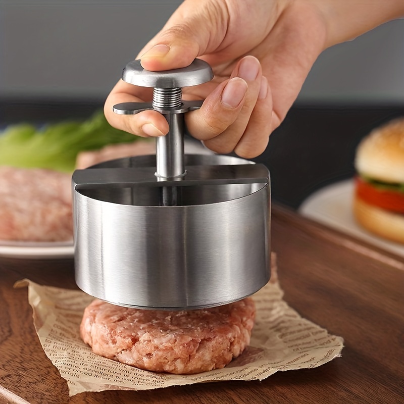 Latauar - Pressa per hamburger grande 11,5 cm, stampo per hamburger in  alluminio antiaderente, perfetto per hamburger ripieni e barbecue,  accessorio essenziale per la cucina e le grigliate : : Casa e  cucina