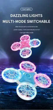 ec803 drone with colorful lights cool one key return optical flow stabilization indoor and outdoor inexpensive rc remote control drone christmas halloween thanksgiving new years gifts details 4