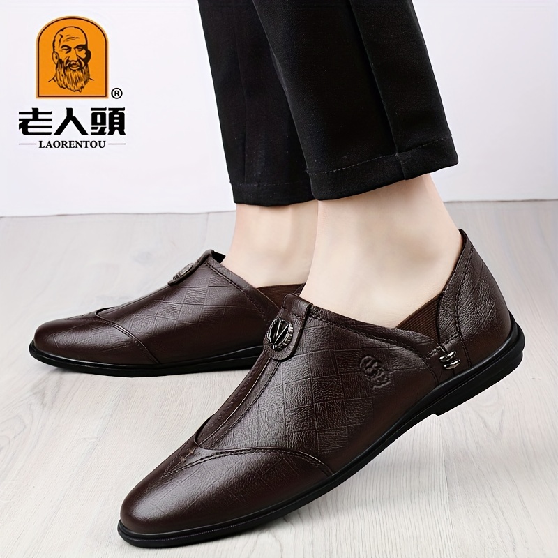 Men's Smart Casual Slip On Loafers Soft Walking Shoes