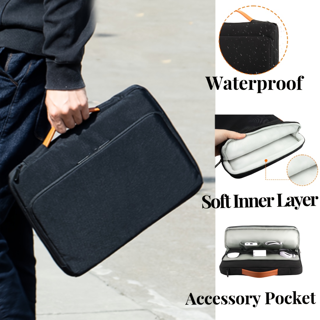 Shockproof Notebook Handbag Laptop Protective Sleeve Carrying Case