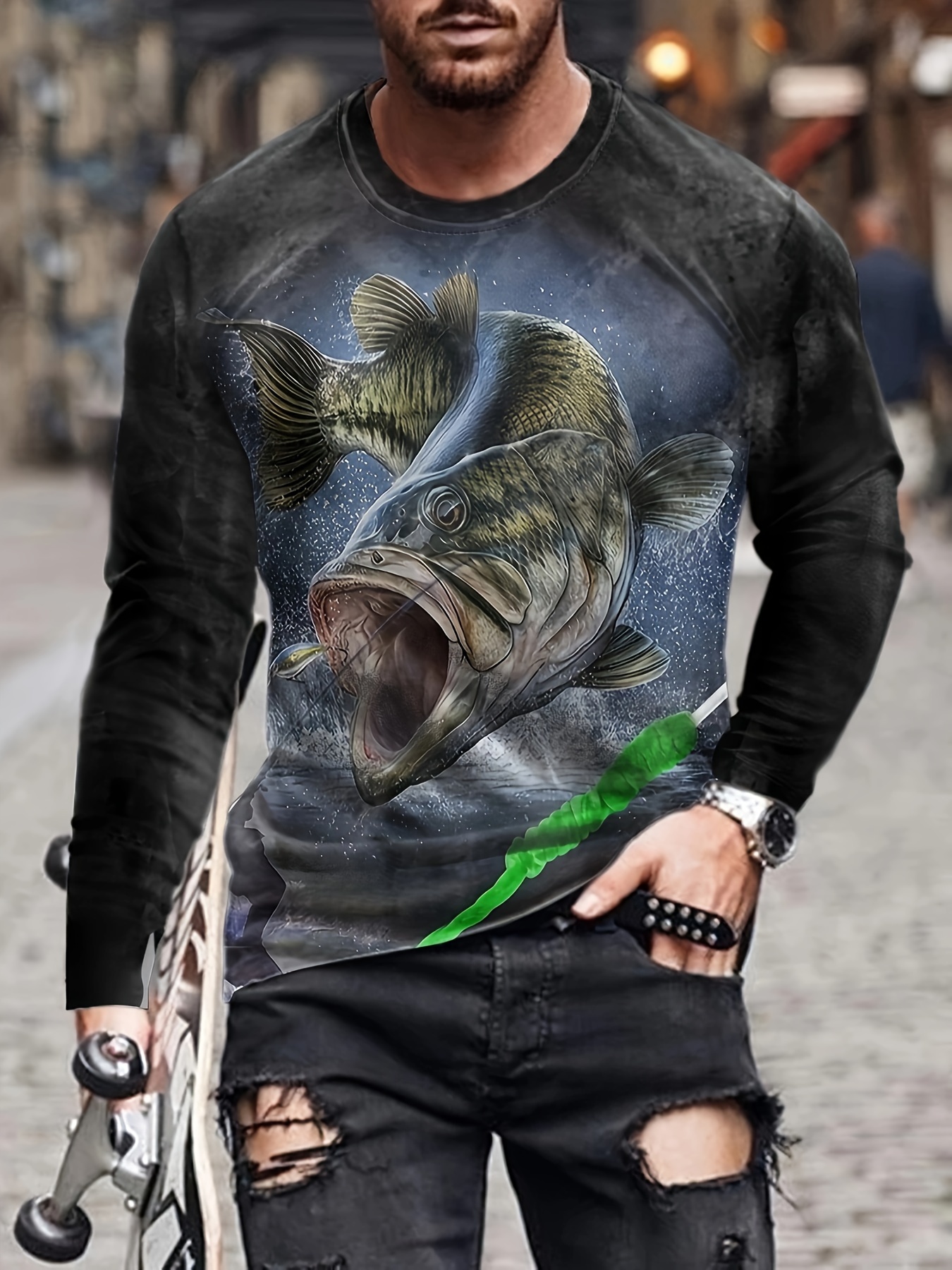 Camisas De Pescado Para Hombre - Temu