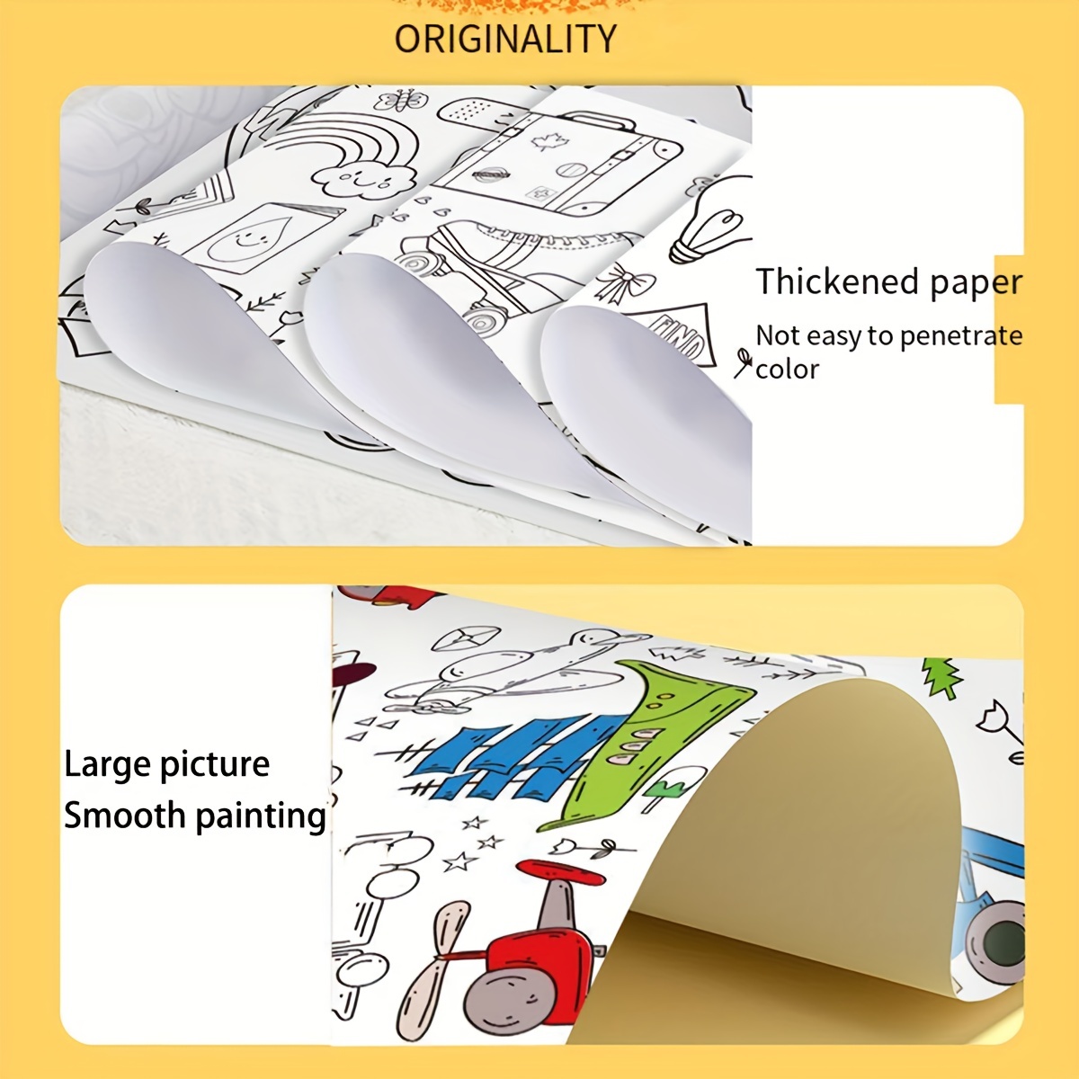 Doodle Paper Is Super Long 3 Meters In Length For Coloring - Temu