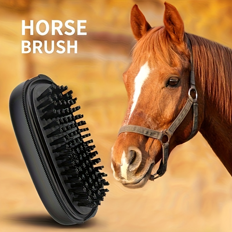 Silicone Horse Cleaning Grooming Brushes Horse Grooming - Temu