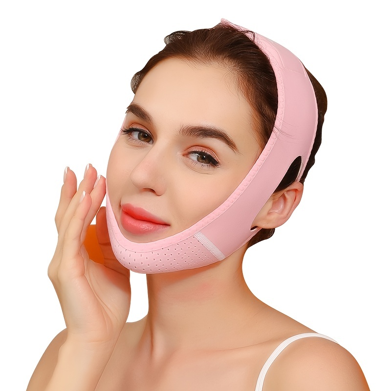 Generic Elastic Face Bandage Slimming Tapes V Line Shaper Chin Cheek Face  Lift Devices Jawline Facial WEF