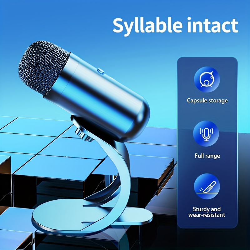 QIummy U-Microphone Externe avec Modules Transparents, Boîtier