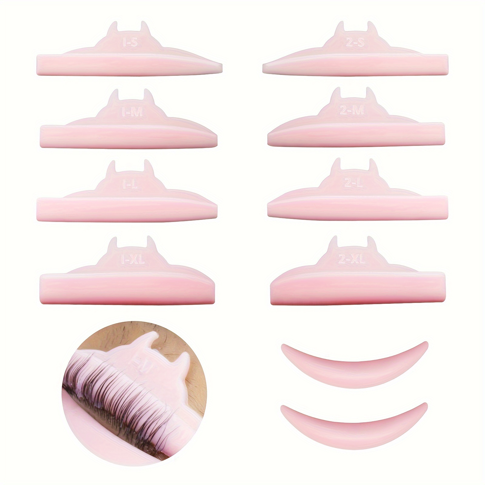  Libeauty Lash Lift Rods, Lash Lift Pads, Green Reusable  Eyelash Perming Curler Shield Pads, 5 Size 10 Pcs, with Premium PU Storage  Case for Perfect Lash Lifting : Beauty & Personal Care